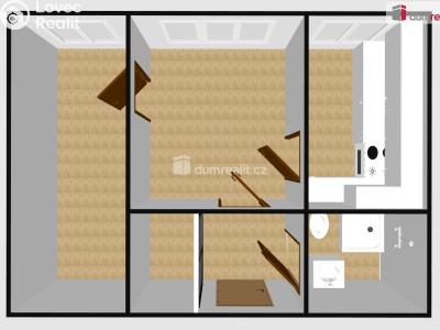 Rent apartment 2+1 Břeclav, Na Valtické č. 6