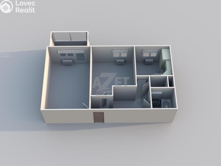 Prodej bytu 2+1 Ostrava, Lechowiczova 2841/17 č. 5