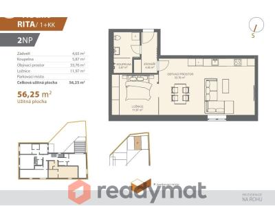 Prodej bytu 1+KK Hodonín, tř. Dukelských hrdinů č. 6