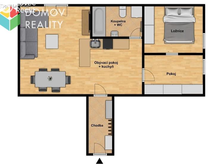 Pronájem bytu 3+KK Hořovice, Na Okraji č. 12