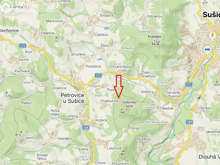 Prodej lesa Petrovice u Sušice č. 2