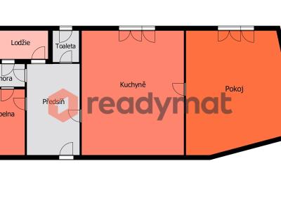 Rent apartment 2+KK Hodonín, Úprkova č. 12