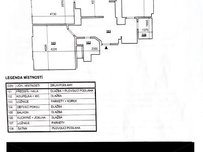 Продажа квартиры 3+1 Pardubice, Sladkovského 1576 č. 27