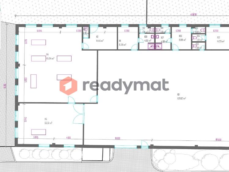 Оренда виробничого цеху Hodonín, Žižkova č. 6