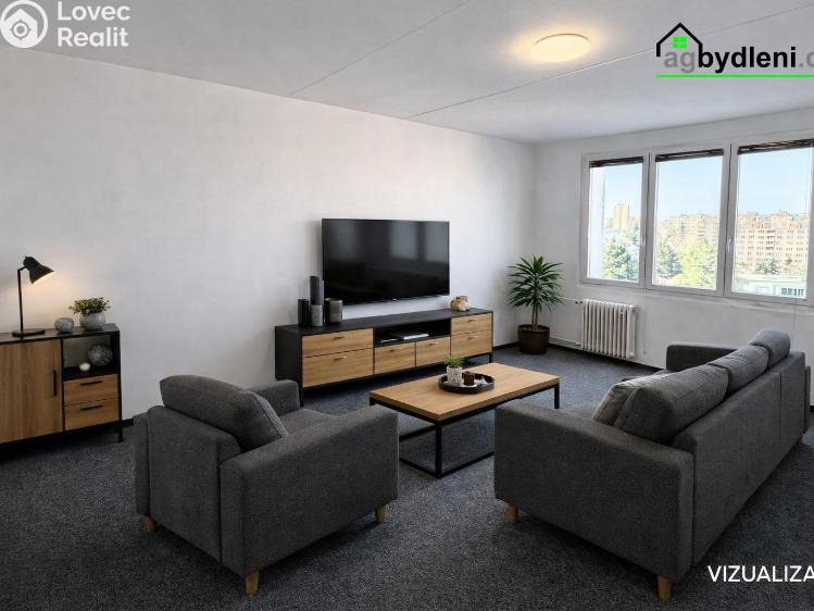 Pronájem bytu 2+1 Plzeň, Elišky Krásnohorské č. 1