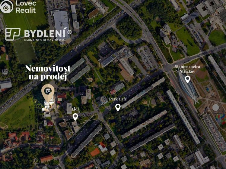 Pronájem bytu 1+KK Praha, Děčínská č. 17