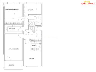 Оренда квартири 3+1 Praha 12, Zárubova č. 2