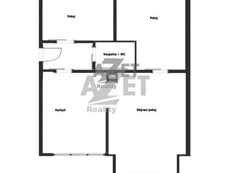 Продажа квартиры 3+1 Krnov, Březinova č. 11