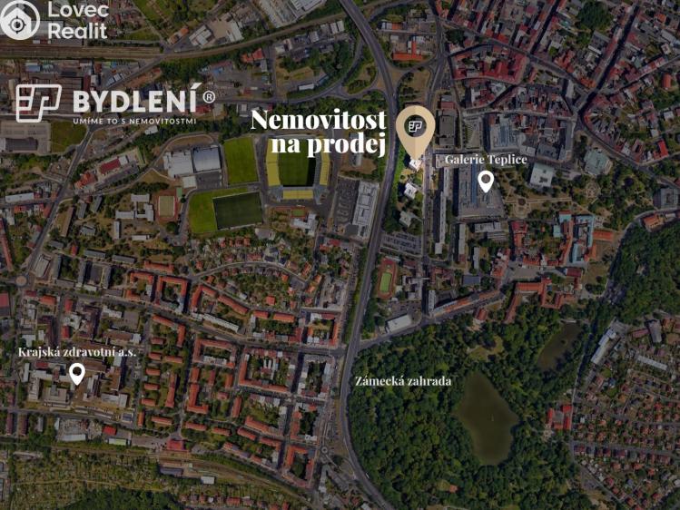 Prodej bytu 2+1 Teplice, Alejní č. 9