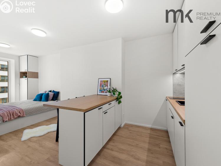 Pronájem bytu 1+KK Praha, Na bitevní pláni 1185/40 č. 7