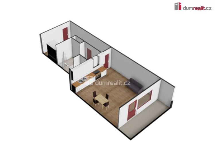 Pronájem bytu 1+KK Praha 15, Hornoměcholupská č. 6