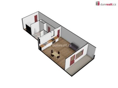 Pronájem bytu 1+KK Praha 15, Hornoměcholupská č. 6