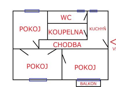 Prodej bytu 3+KK Meziboří, Okružní č. 3