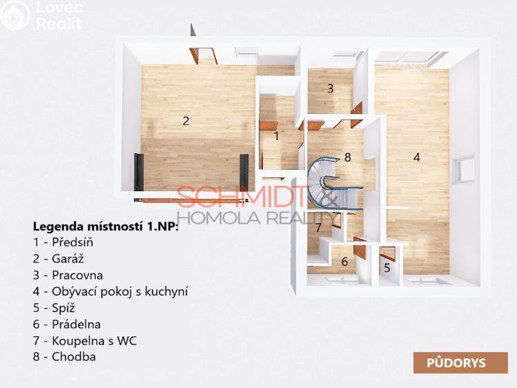 Продаж сімейного будинку Hustopeče, Gen. Peřiny 1335/22 č. 24