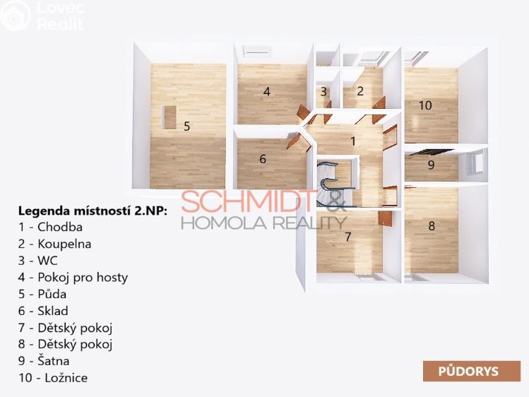 Продаж сімейного будинку Hustopeče, Gen. Peřiny 1335/22 č. 25