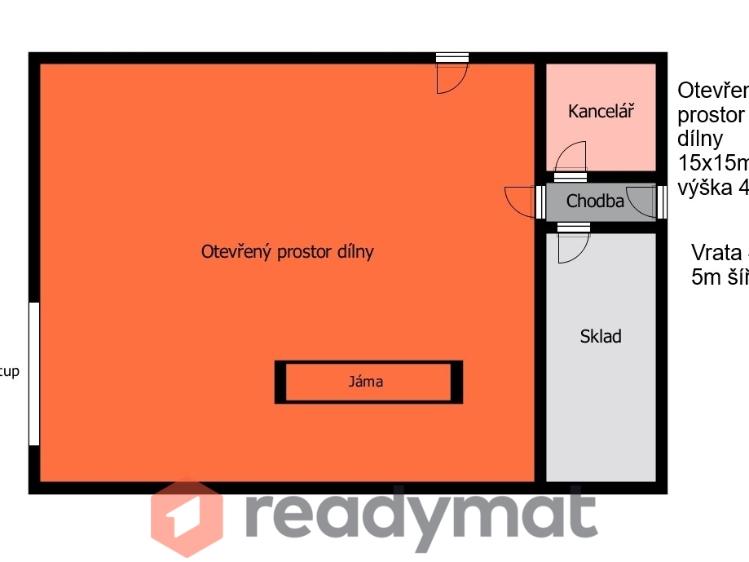 Pronájem skladového prostoru Mutěnice, Prostřednice č. 10