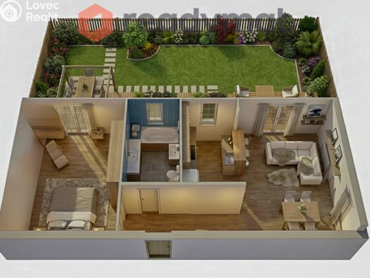 Продажа квартиры 2+KK Hodonín, Brněnská 4104/14a č. 9