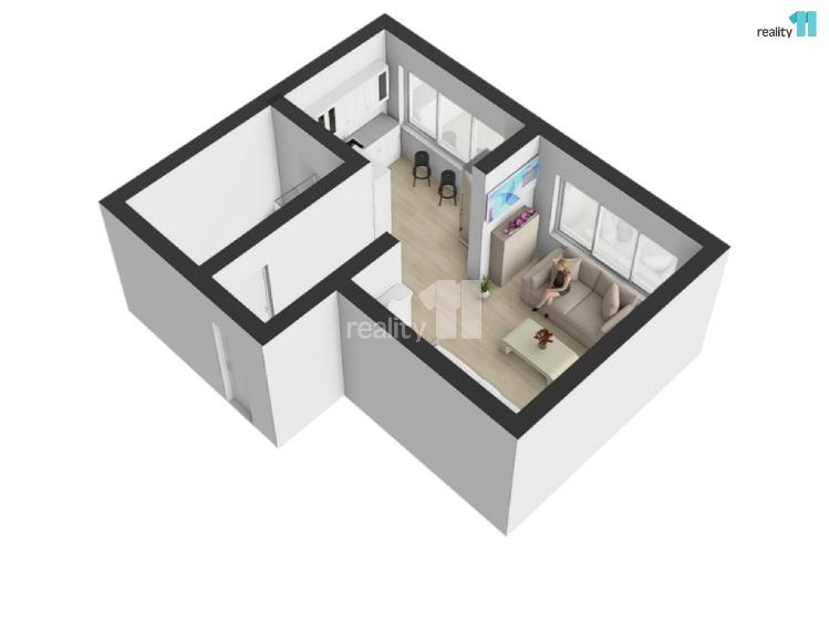 Pronájem bytu 1+1 Kolín, Rimavské Soboty č. 2