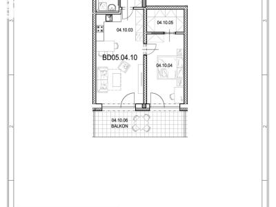 Rent apartment 2+KK Beroun, Nepilova 2111 č. 3