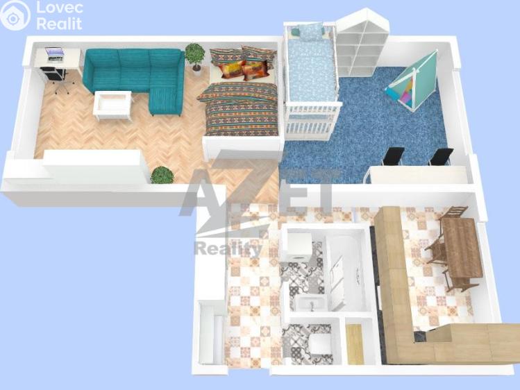 Продажа квартиры 2+1 Orlová, Osvobození č. 15