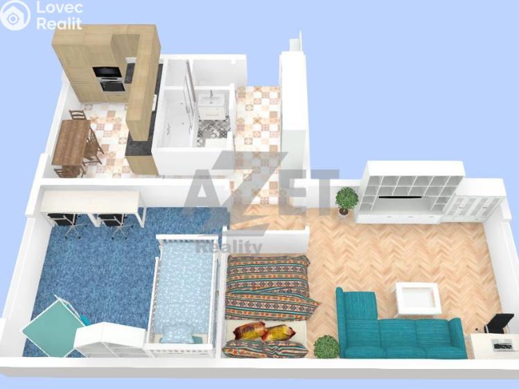 Продажа квартиры 2+1 Orlová, Osvobození č. 16