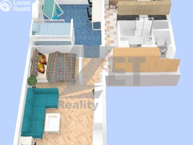 Продажа квартиры 2+1 Orlová, Osvobození č. 17