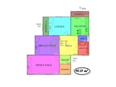 Sale apartment 3+1 Český Těšín, Ostravská č. 4