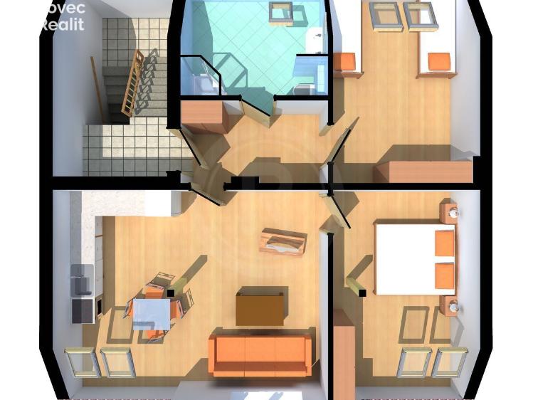 Sale apartment 3+KK České Budějovice, Kamarytova 138/1 č. 2