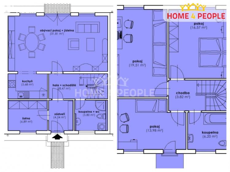 Rent family house Rudná, Obchodní č. 27