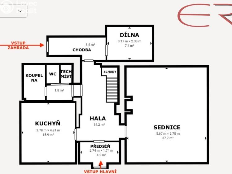 Prodej ubytovacího zařízení Desná č. 14