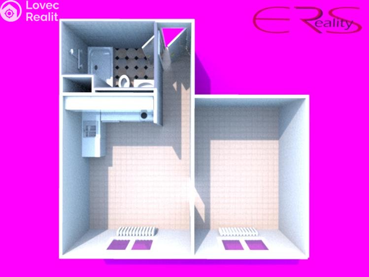 Pronájem bytu 2+KK Desná, Poštovní č. 11