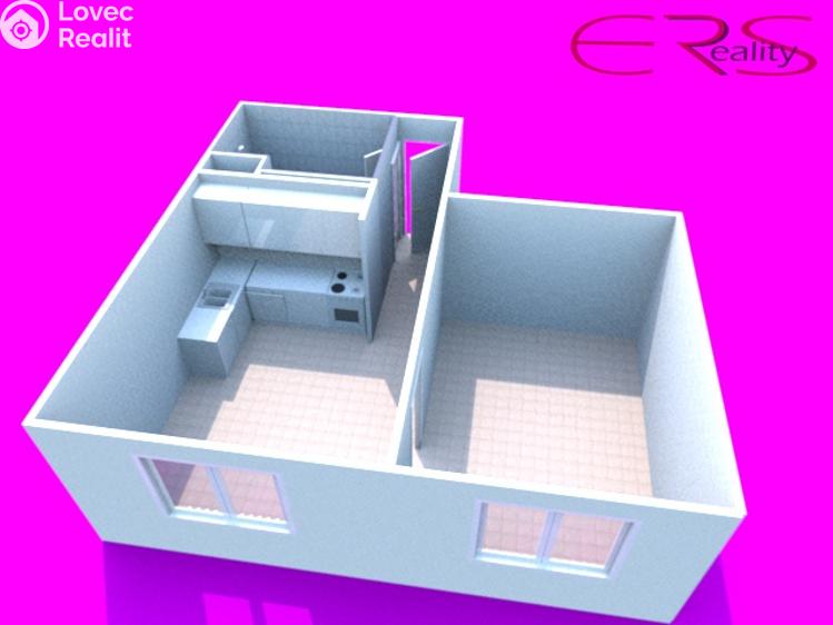 Pronájem bytu 2+KK Desná, Poštovní č. 12