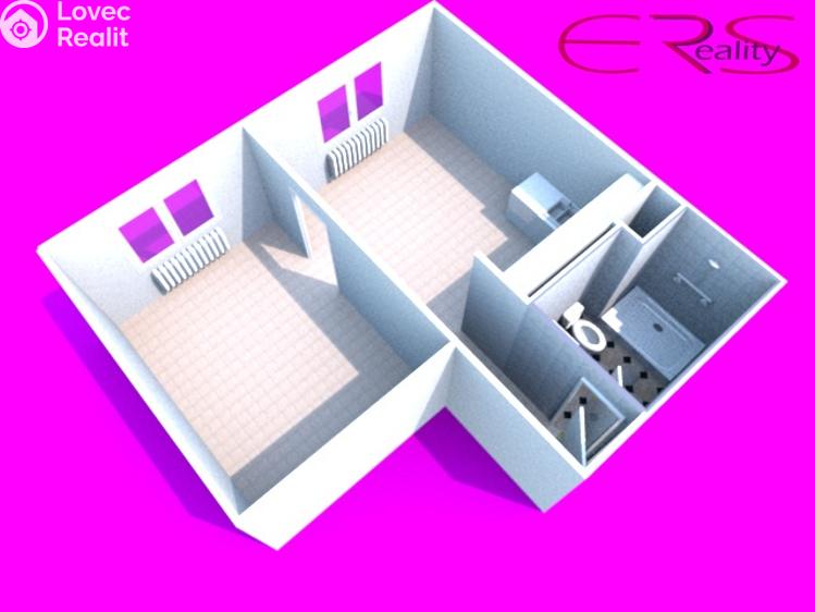 Pronájem bytu 2+KK Desná, Poštovní č. 13