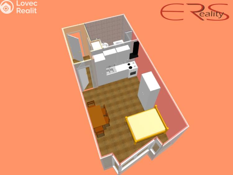 Продаж квартири 1+KK Liberec, Jeronýmova č. 15