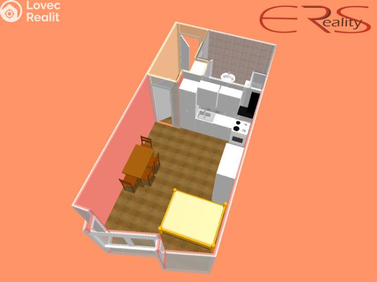 Продаж квартири 1+KK Liberec, Jeronýmova č. 16