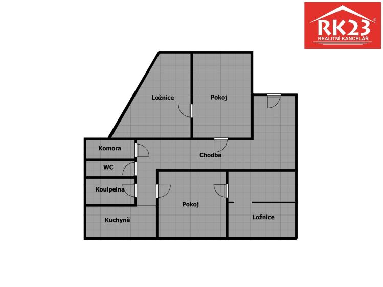 Prodej bytu 4+1 Mariánské Lázně, Boženy Němcové 499/22 č. 13
