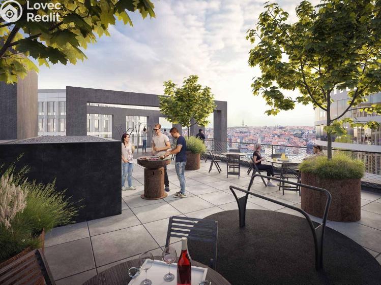 Pronájem bytu 1+KK Praha, Mozartova 942/10 č. 9