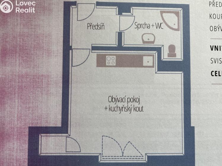 Prodej bytu 1+KK Mariánské Lázně, Dvořákova 736/4 č. 15