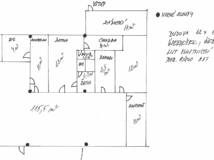 Pronájem obchodního prostoru Újezdeček, Řetenická č. 20