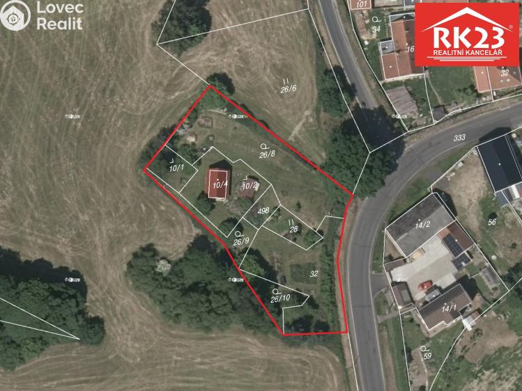 Продажа хижины Tuřany č. 1