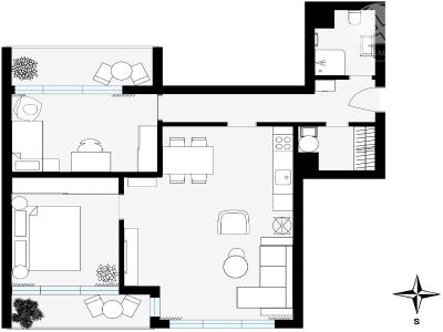 Prodej bytu 3+KK Praha, Kolmá č. 1