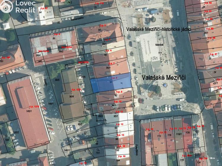 Аренда торгового помещеня Valašské Meziříčí č. 2