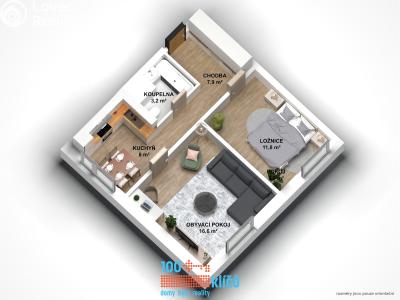 Prodej bytu 2+1 Praha, Wassermannova č. 2