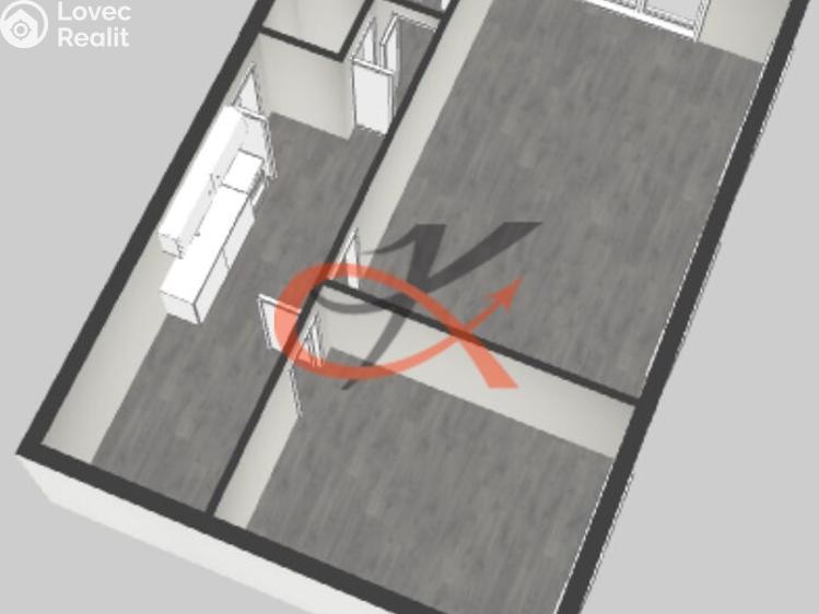 Pronájem bytu 2+KK Rožnov pod Radhoštěm, Pod Chlacholovem č. 11