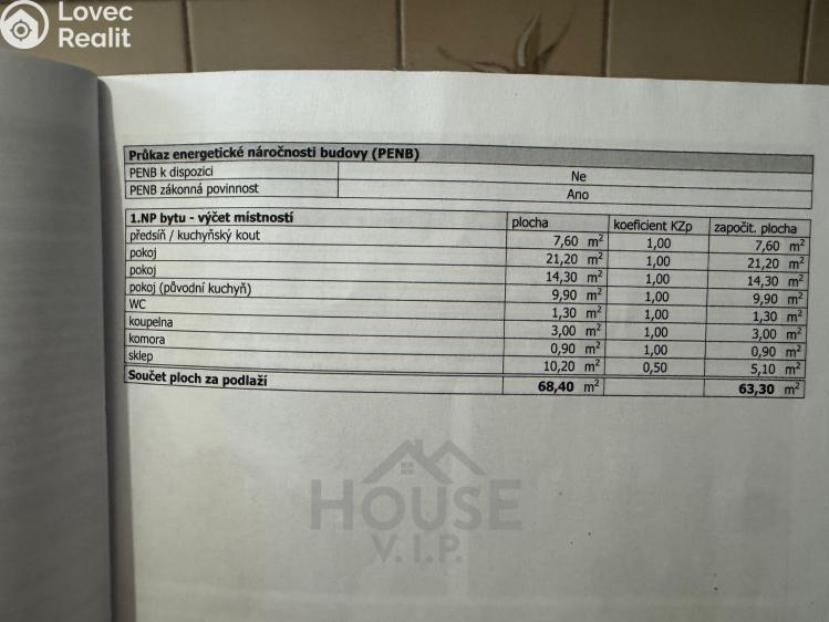 Продажа квартиры 3+KK Benešov, Na Tržišti č. 19