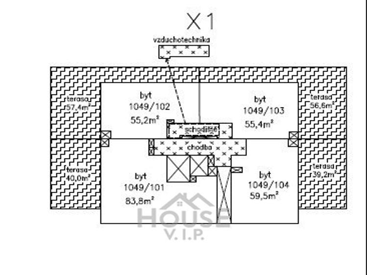 Sale apartment 2+KK Praha, Pod Harfou č. 8
