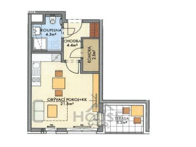 Prodej bytu 1+KK Praha, Stočesova č. 3