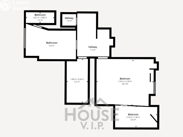 Sale apartment 2+1 Sedlčany, Na Severním sídlišti I č. 8