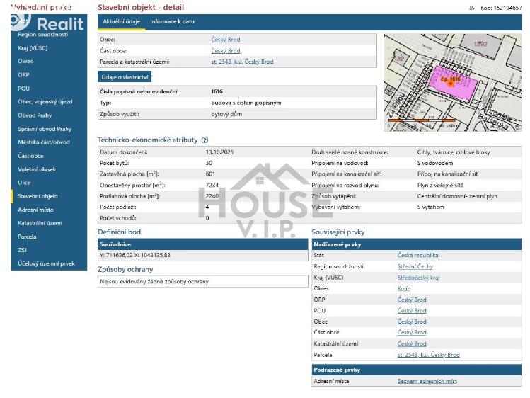 Аренда квартиры 2+KK Český Brod, Kounická č. 21