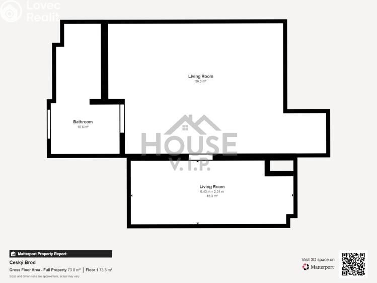 Аренда квартиры 2+KK Český Brod, Kounická č. 23